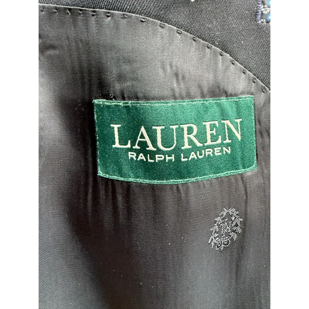 Ralph Lauren Men's dark gray Wool‎ Blend Blazer Jacket Size 48R Business